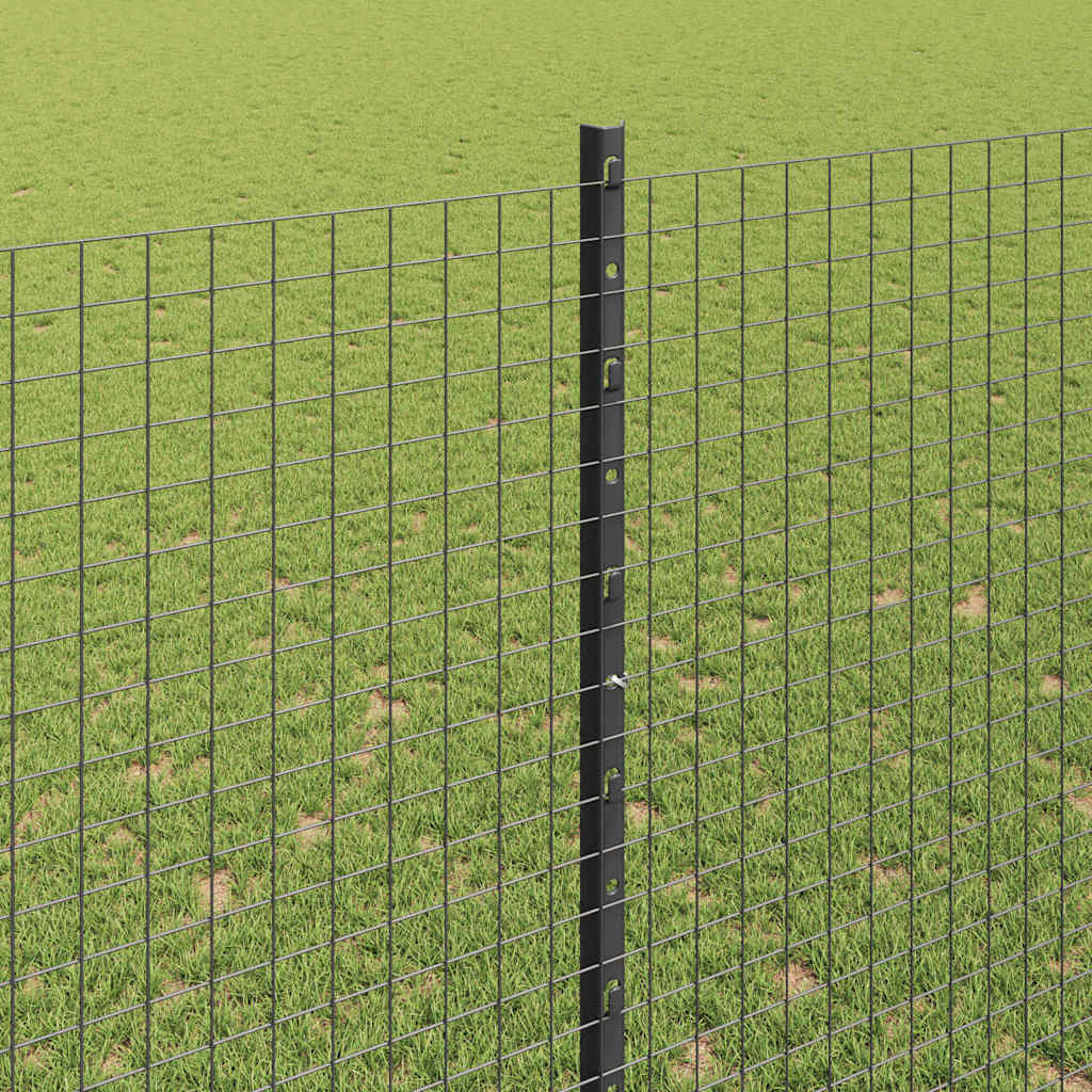 Fence with Post Grey