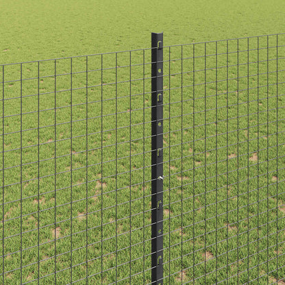 Fence with Post Grey