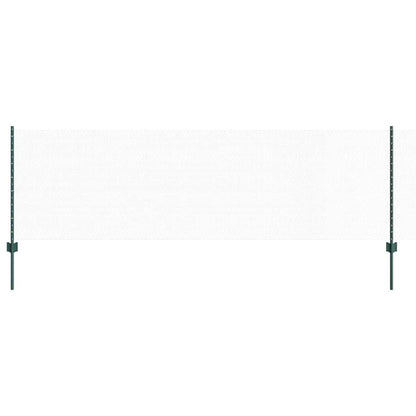 Hexagonal Fence with Post 50 x 0.8 m PVC-Coated Steel Green