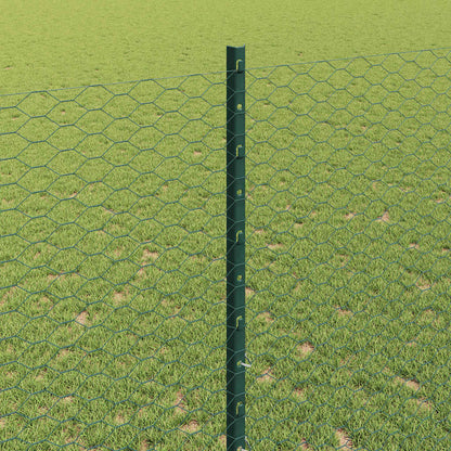 Fence with Post Green