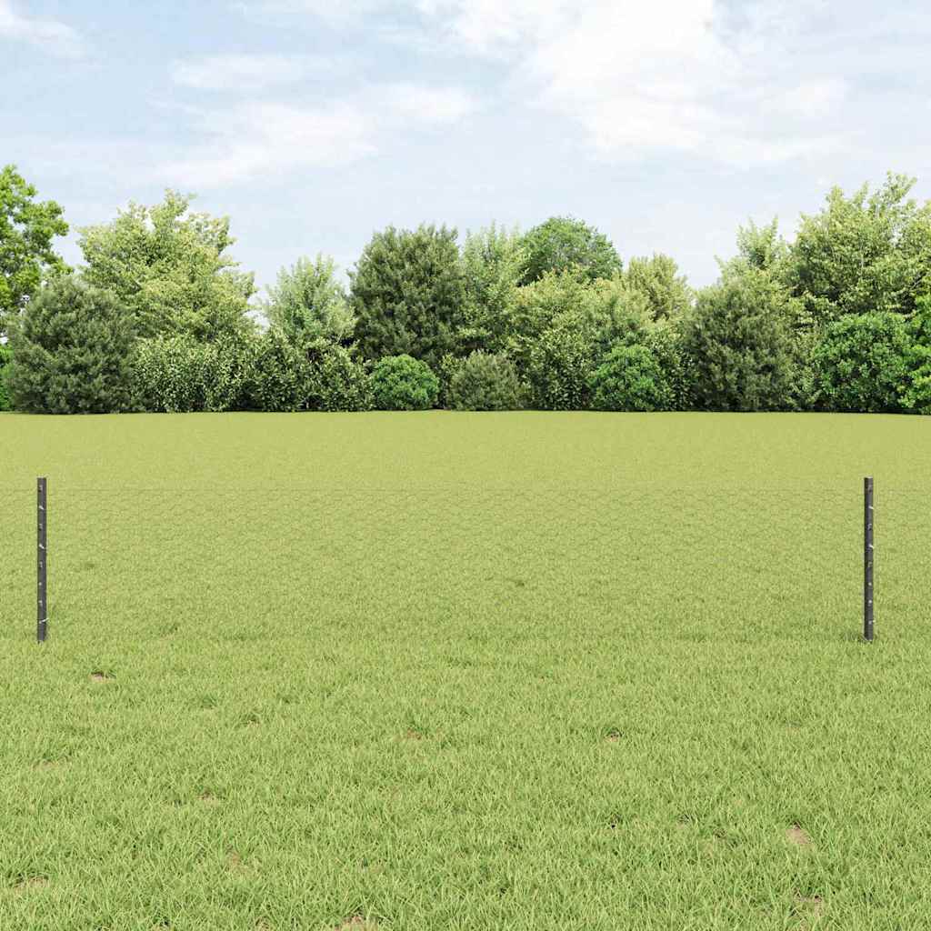Fence with Post Grey