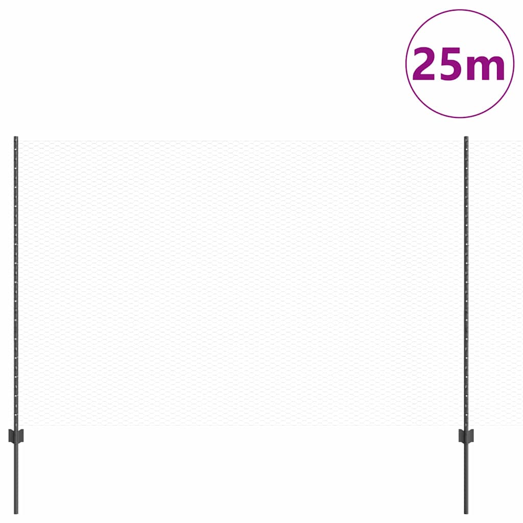 Fence with Post Grey