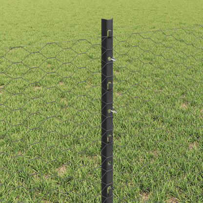 Fence with Post Grey