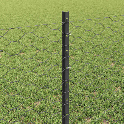 Fence with Post Grey