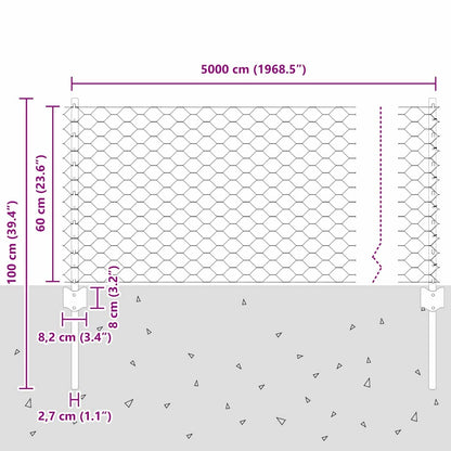 Fence with Post Grey