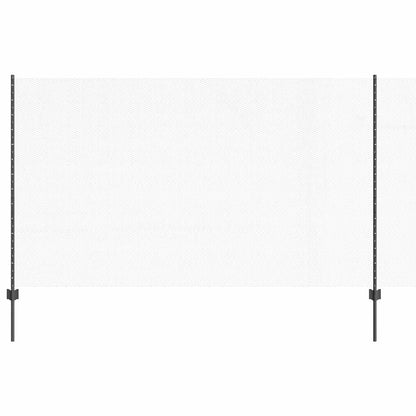 Hexagonal Fence with Post 50 x 1.4 m PVC-Coated Steel Grey Mesh