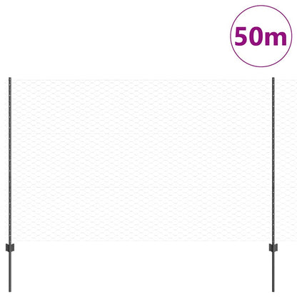 Fence with Post Grey
