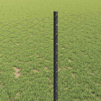 Fence with Post Grey