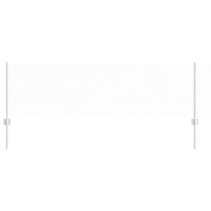Hexagonal Fence with Post 10 x 0.6 m Galvanised Steel Silver