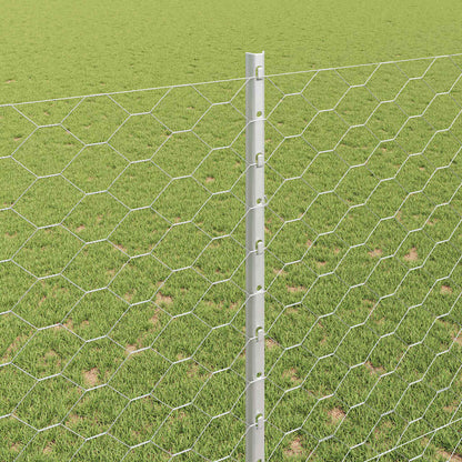 Fence with Post Silver