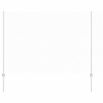 Fence with Post Silver