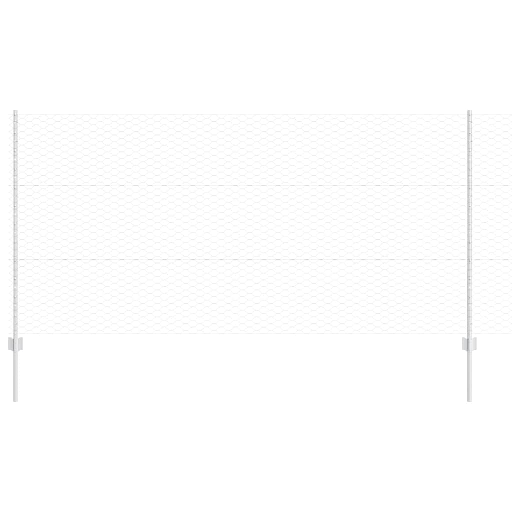 Fence with Post Silver