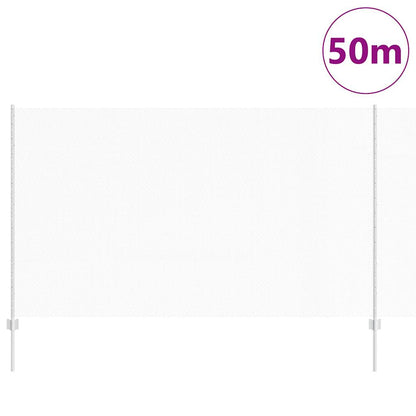 Hexagonal Fence with Post 50 x 1.4 m Galvanised Steel Silver