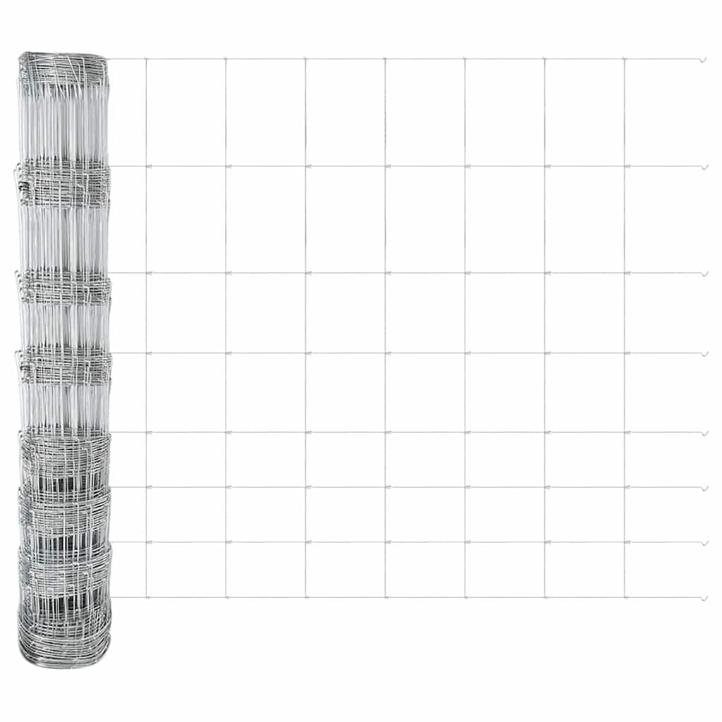 Fence with Post Silver