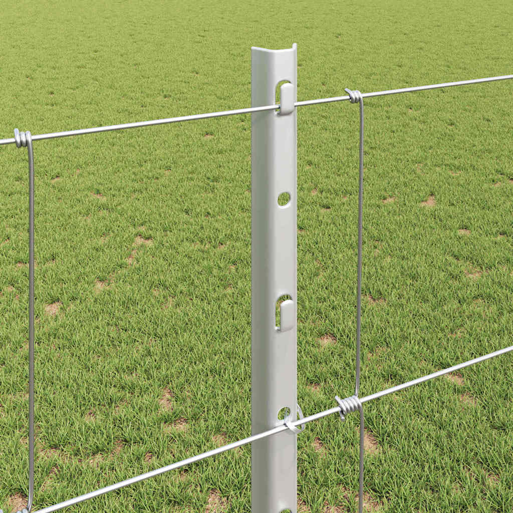 Fence with Post Silver