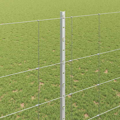 Fence with Post Silver