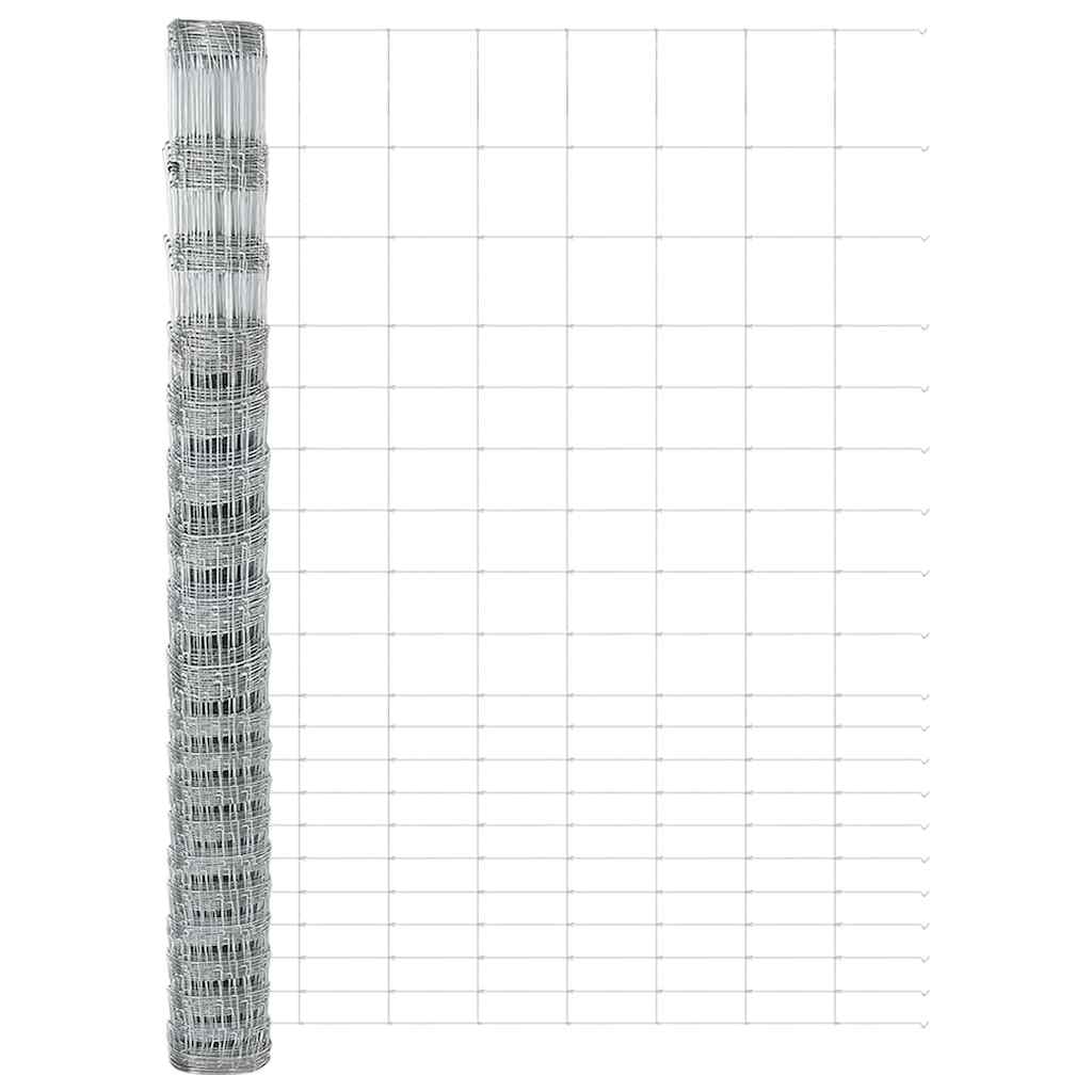 Fence with Post Silver