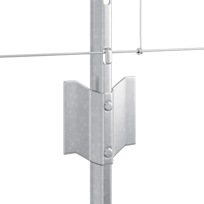 Fence with Post Silver