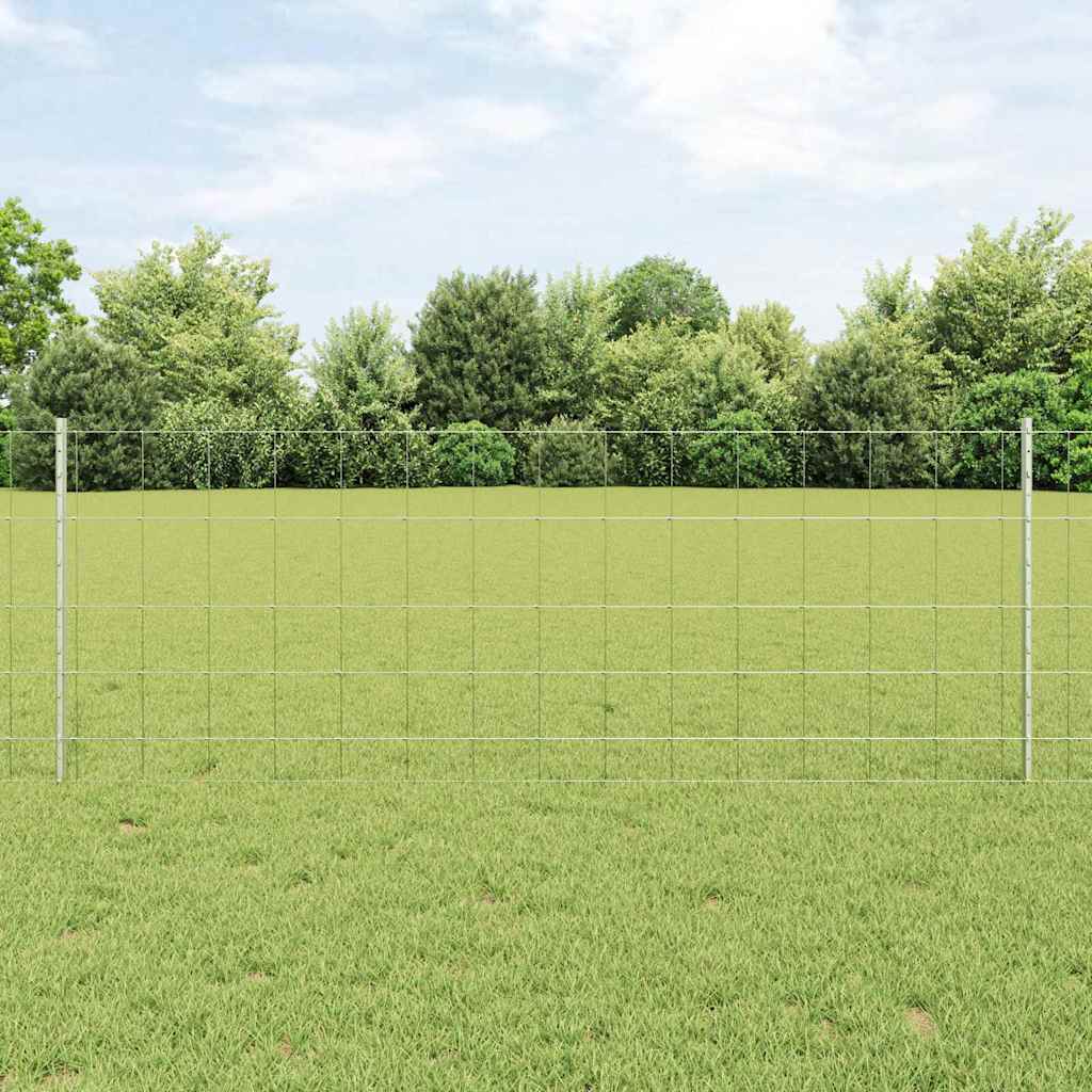 Fence with Post Silver