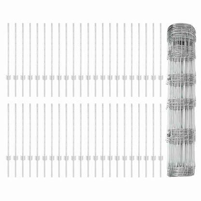 Fence with Post Silver