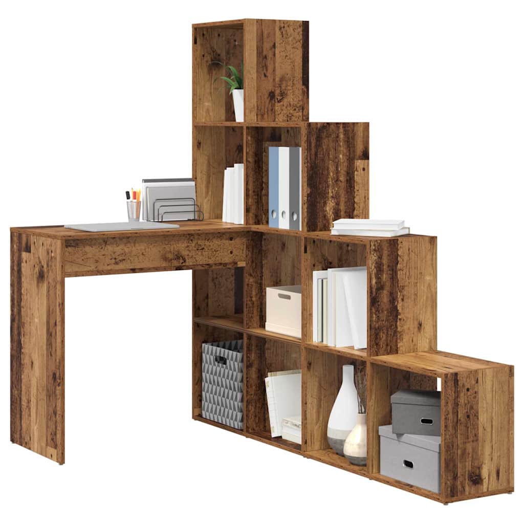 Corner Desk Old Wood 101.5 x 149.5 x 149.5 cm Engineered Wood