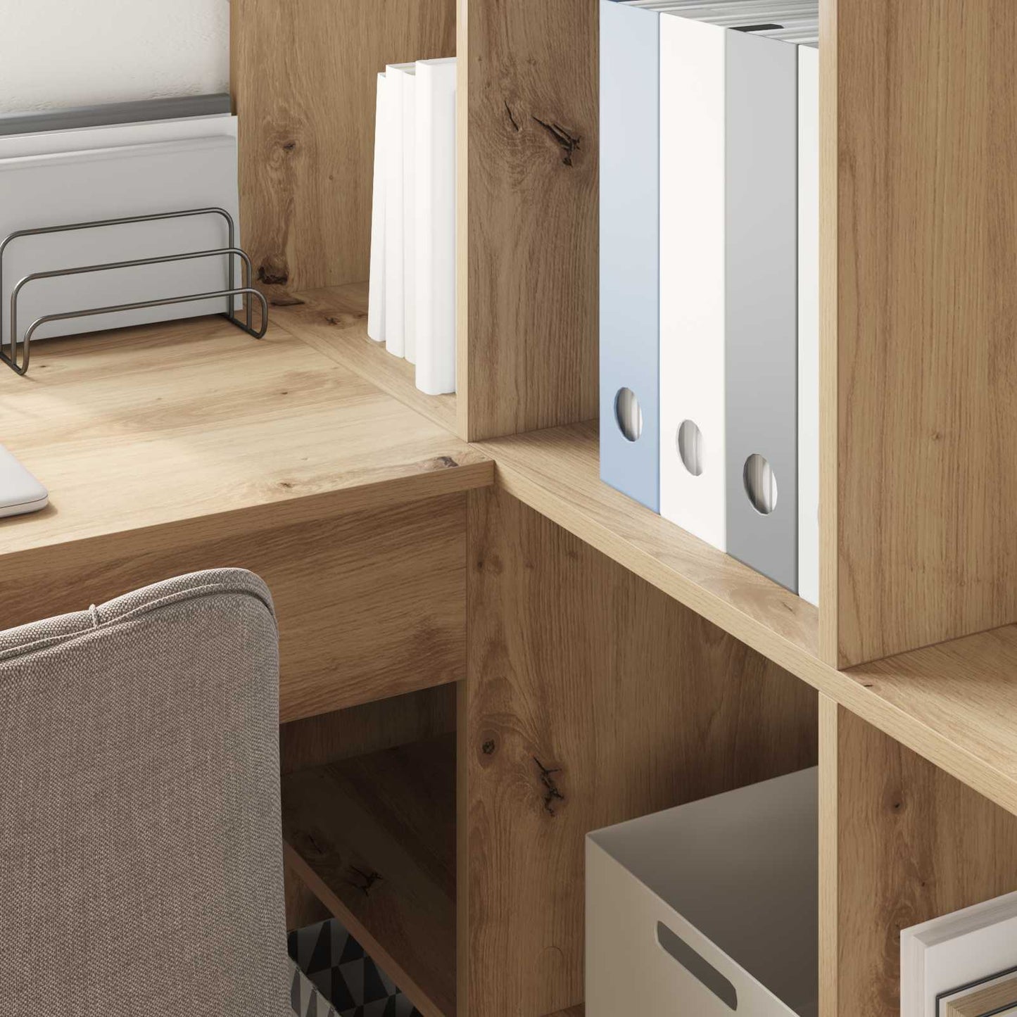 Corner Desk Artisan Oak Engineered Wood