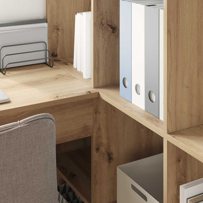 Corner Desk Artisan Oak Engineered Wood