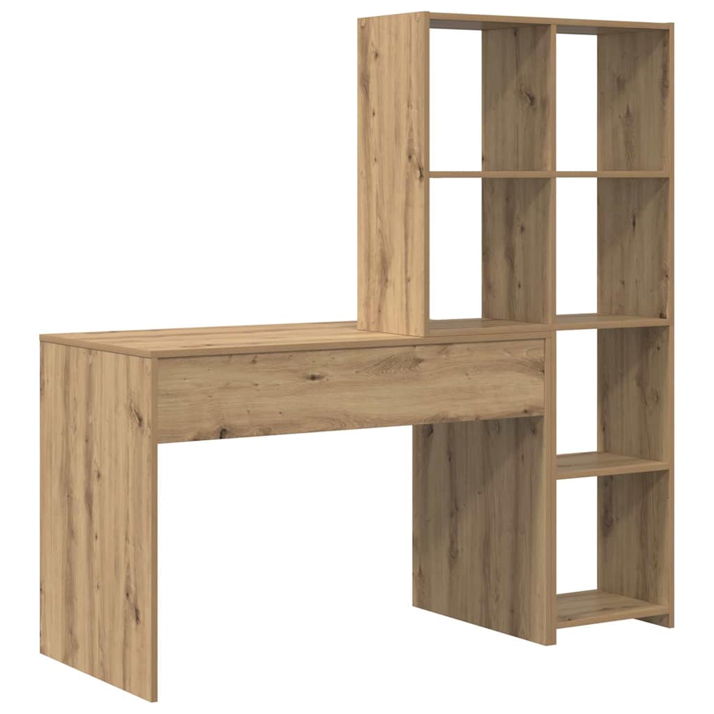 Desk Artisan Oak Engineered Wood 138.5 x 55 x 143 cm