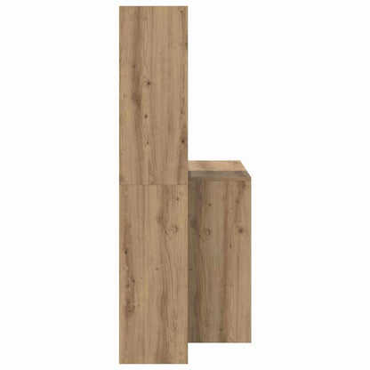 Desk Artisan Oak Engineered Wood 138.5 x 55 x 143 cm