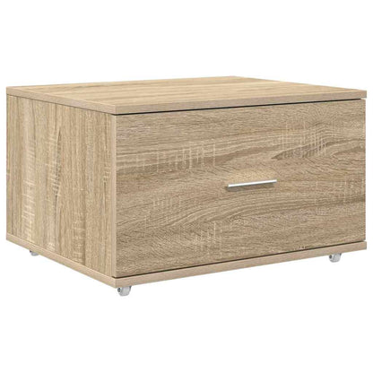 Desk Sonoma Oak 131.5 x 50 x 106.5 cm Engineered Wood
