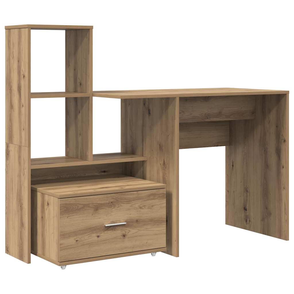 Desk Artisan Oak Engineered Wood 131.5 x 50 x 106.5 cm