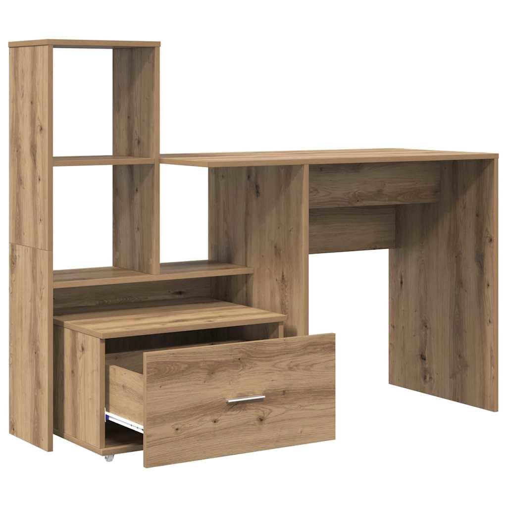 Desk Artisan Oak Engineered Wood 131.5 x 50 x 106.5 cm