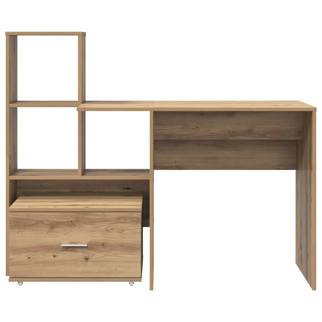 Desk Artisan Oak Engineered Wood 131.5 x 50 x 106.5 cm