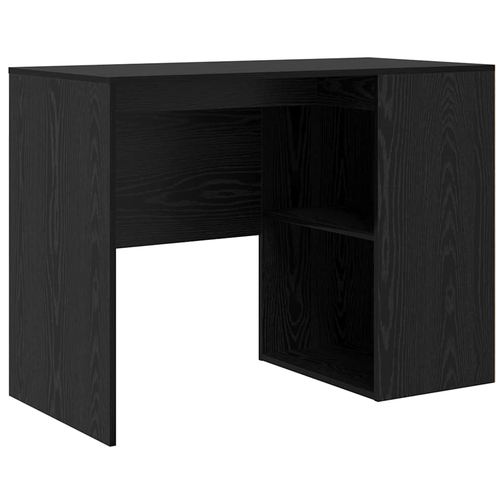 Corner Desk with Drawer Black Oak 102 x 88 x 75 cm