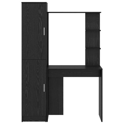 Desk 2 pcs Black Oak
