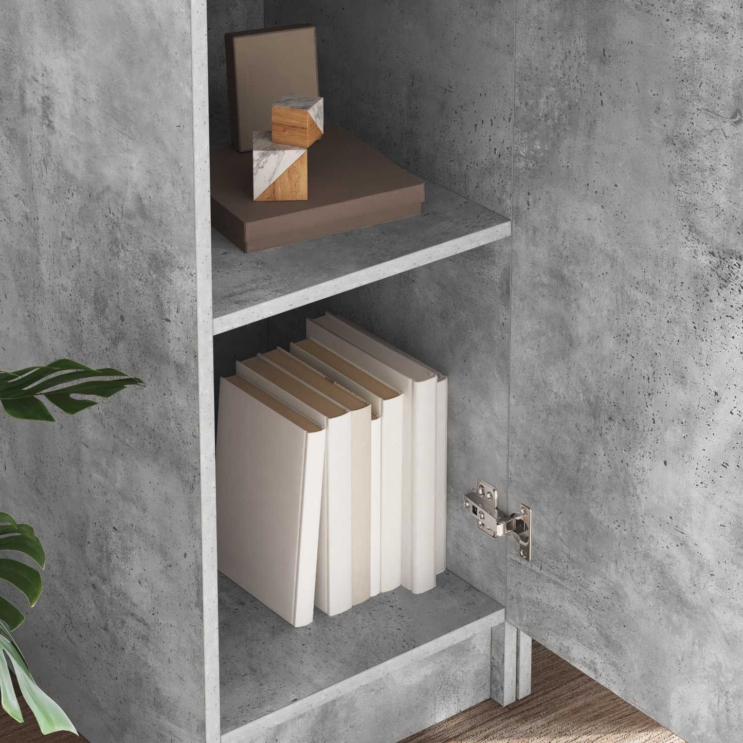 Desk 2 pcs Concrete Grey