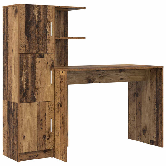 Desk Old Wood 133.5 x 50 x 124 cm 2 pcs