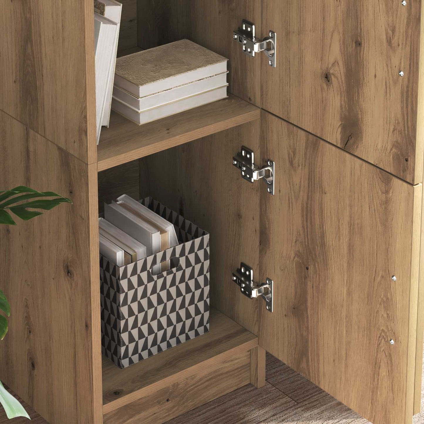 Desk Artisan Oak 133.5 x 50 x 124 cm 2 pcs