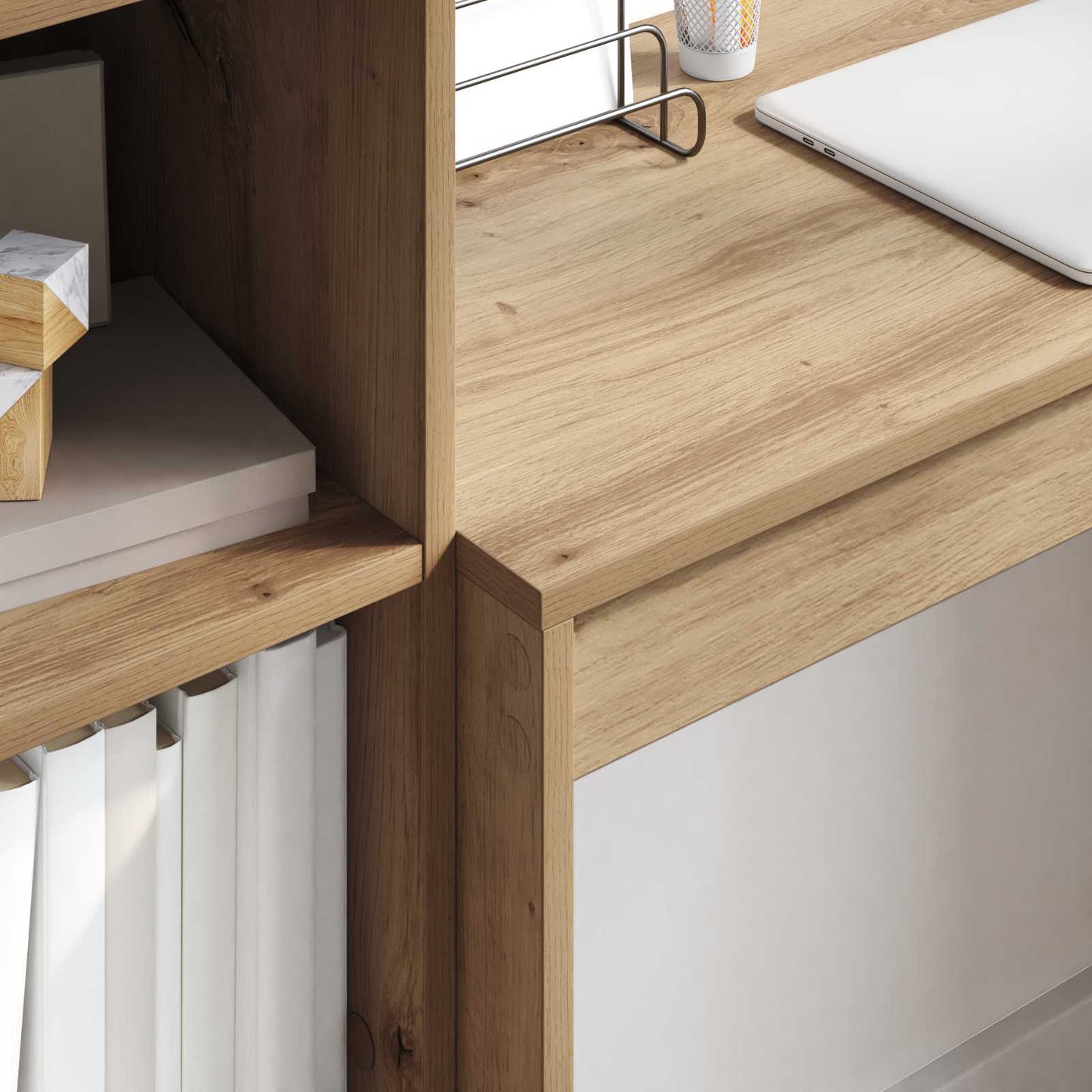Desk Artisan Oak 125.5 x 40 x 127 cm 2 pcs