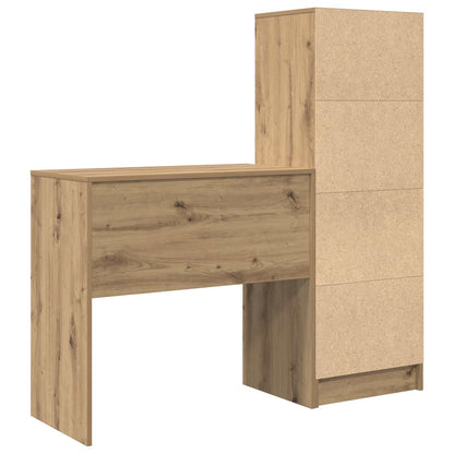 Desk Artisan Oak 125.5 x 40 x 127 cm 2 pcs