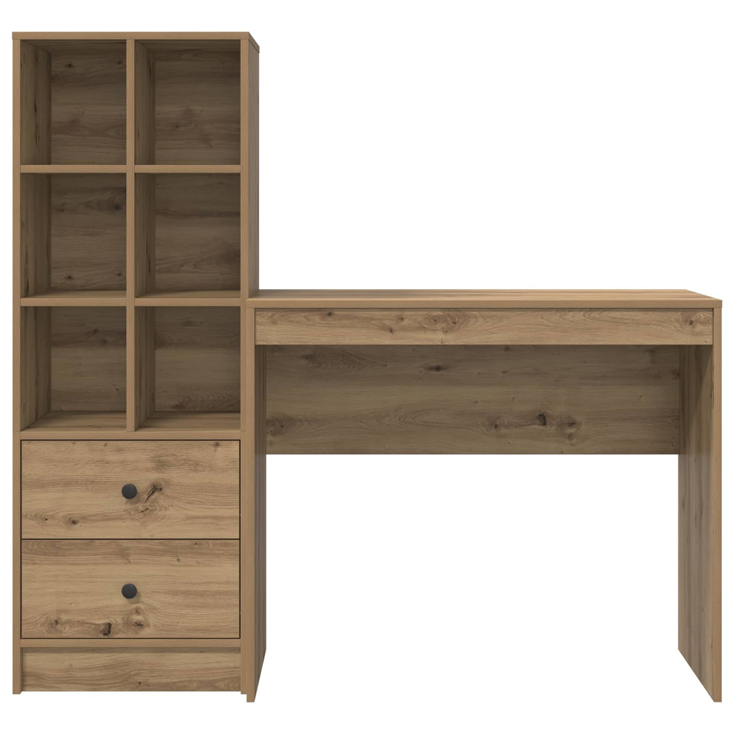 Desk Artisan Oak 135.5 x 40 x 127 cm 2 pcs
