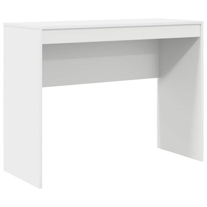 Desk with Drawer with Shelf with Storage 2 pcs White