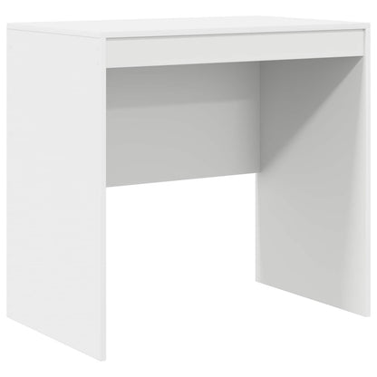 Desk with Drawer with Shelf with Storage 2 pcs White