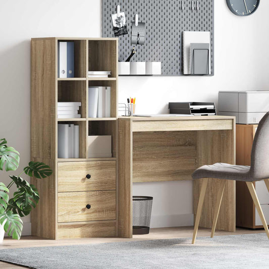 Desk Sonoma Oak 125.5 x 50 x 127 cm 2 pcs