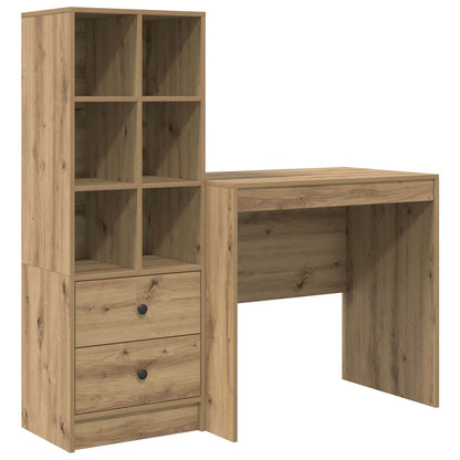 Desk Artisan Oak 125.5 x 50 x 127 cm 2 pcs