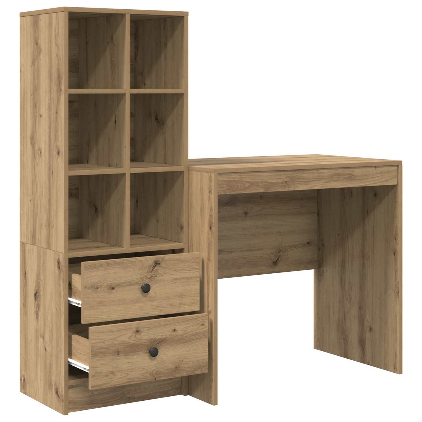 Desk Artisan Oak 125.5 x 50 x 127 cm 2 pcs