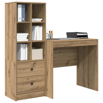 Desk Artisan Oak 125.5 x 50 x 127 cm 2 pcs