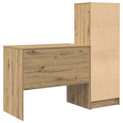 Desk Artisan Oak 135.5 x 50 x 127 cm 2 pcs