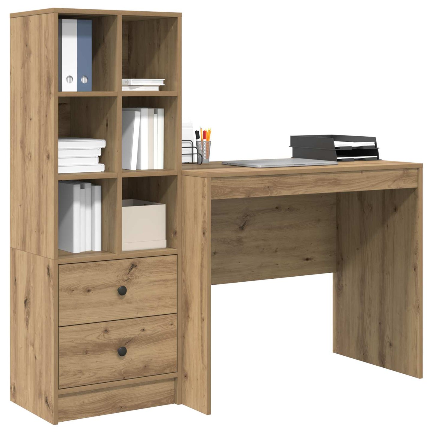 Desk Artisan Oak 135.5 x 50 x 127 cm 2 pcs
