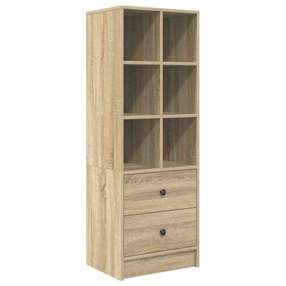 Desk with Drawer 2 pcs Sonoma Oak